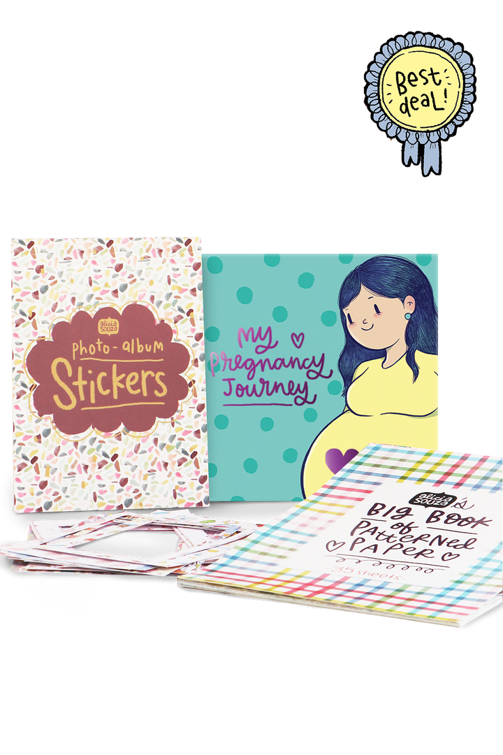 My Pregnancy Journey Mini Photo Album Combo