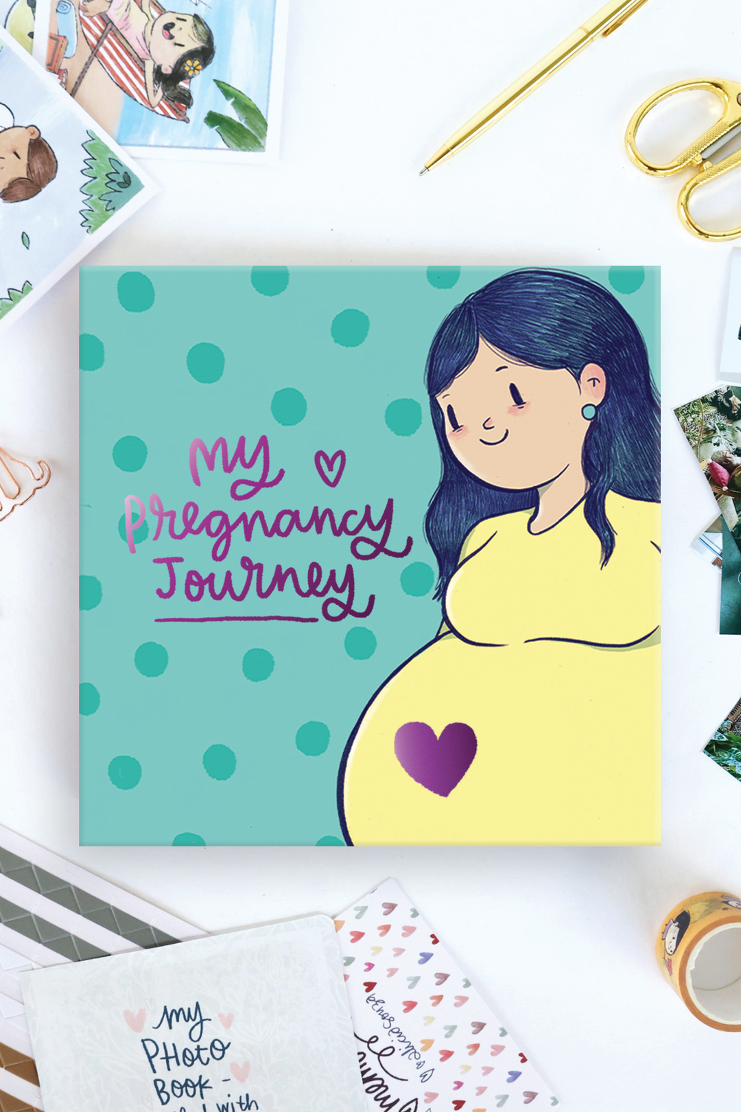 My Pregnancy Journey Mini Photo Album