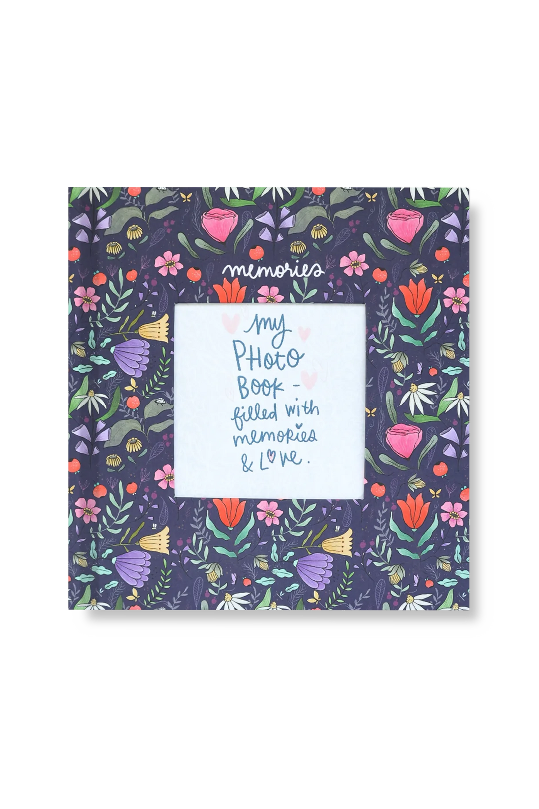Purple Floral Mini Photo Album