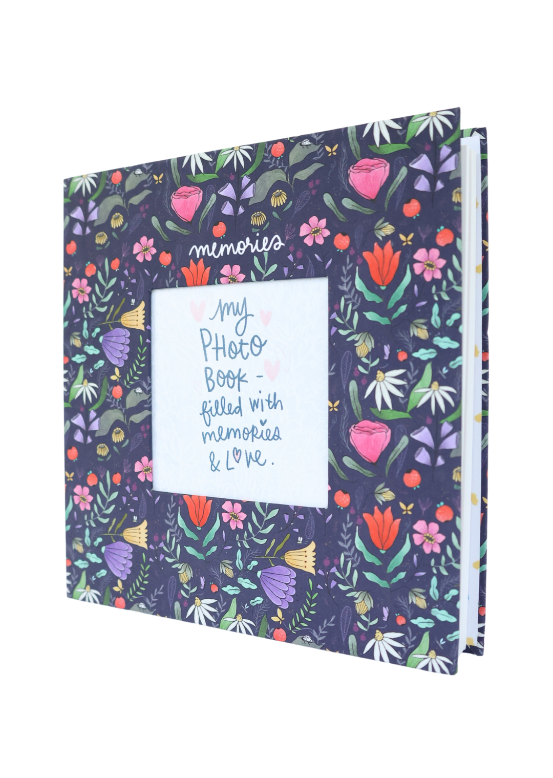 Purple Floral Mini Photo Album