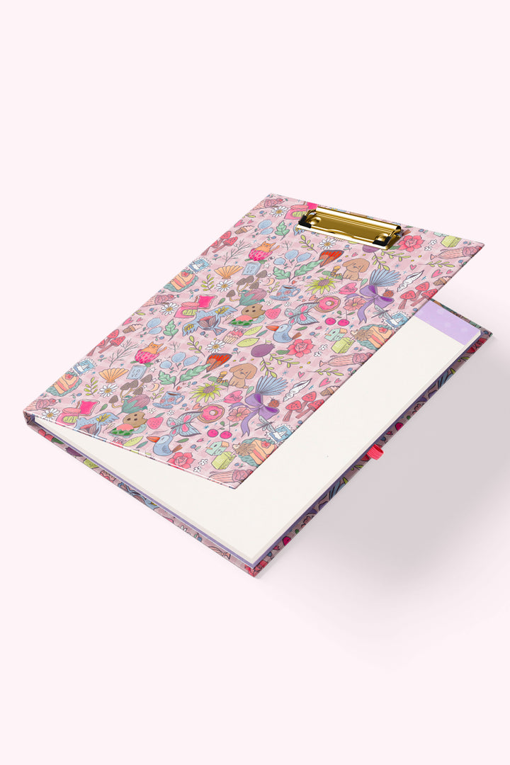Sweetest Thing Clipfolio | Clipboard & Notepad Duo