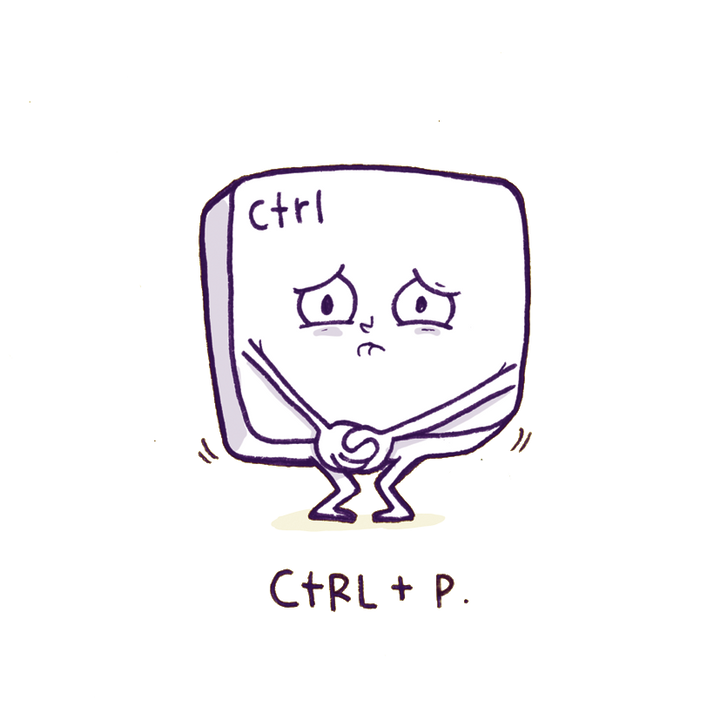 Ctrl P T-Shirt