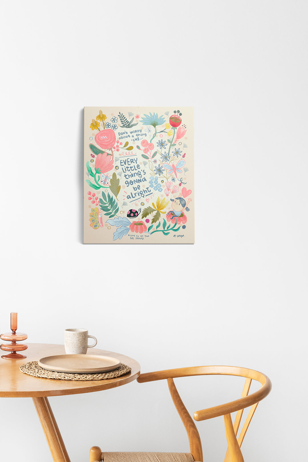 Don't Worry Canvas Wall Art