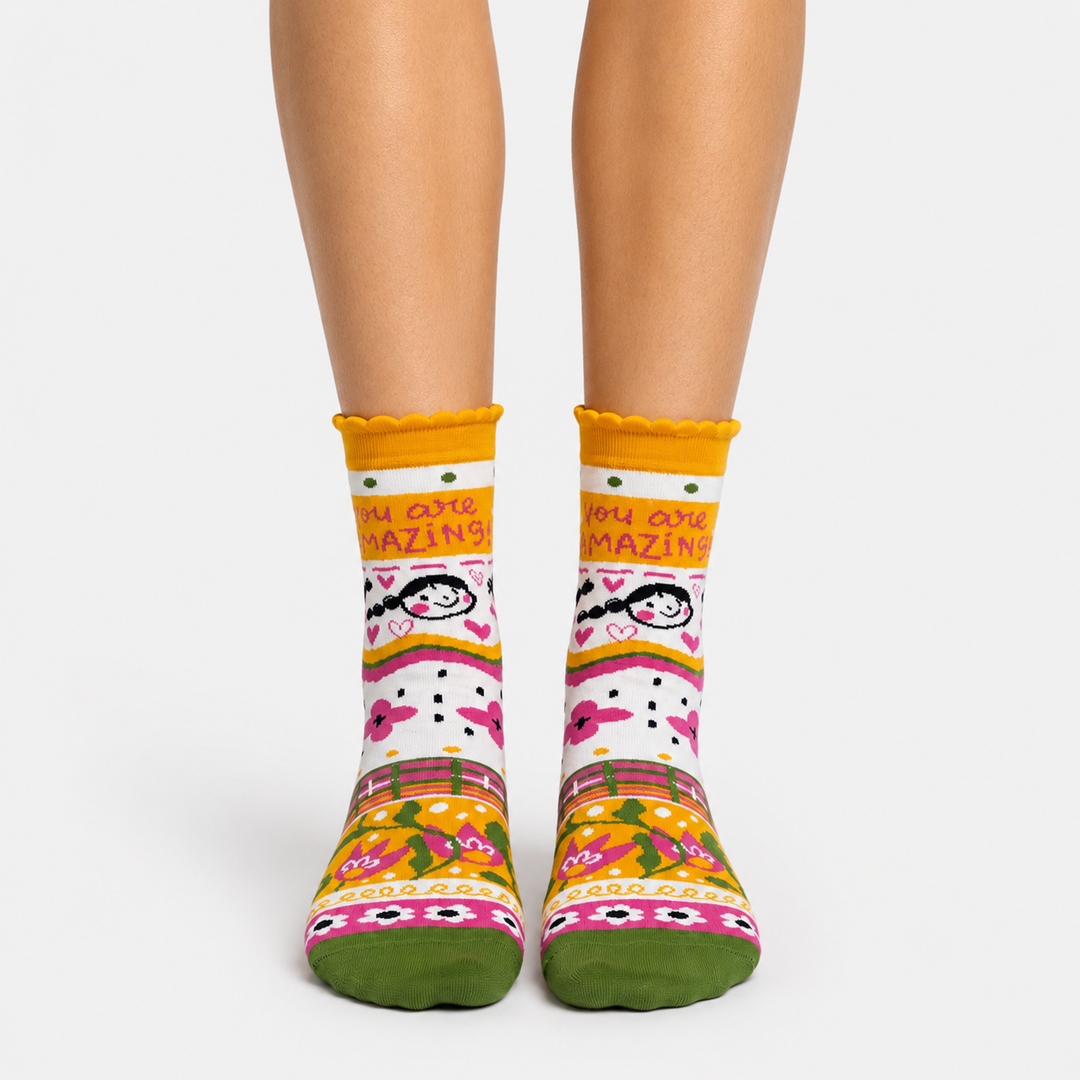 The Canvas! ft. Alicia Souza Women’s Crew Socks