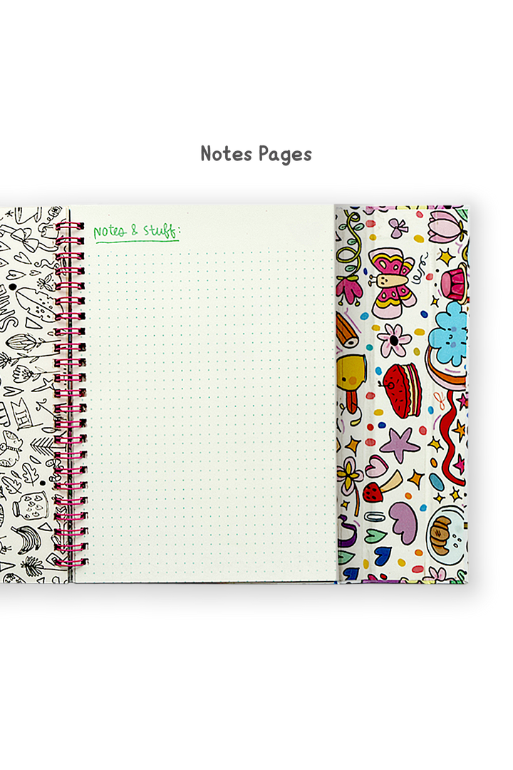 2026 Calendoodler 2-in-1 Desk Calendar + Notebook