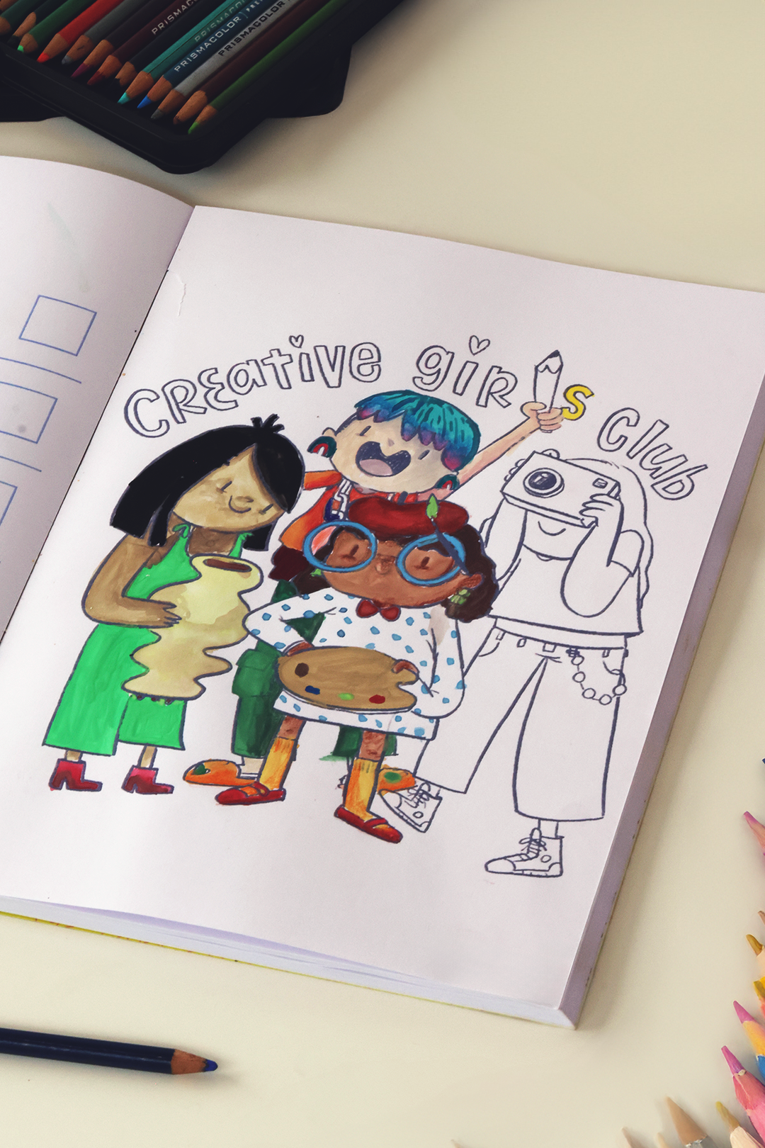Happy Colouring Book