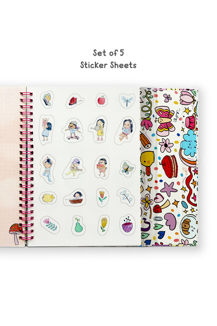 2026 Calendoodler 2-in-1 Desk Calendar + Notebook