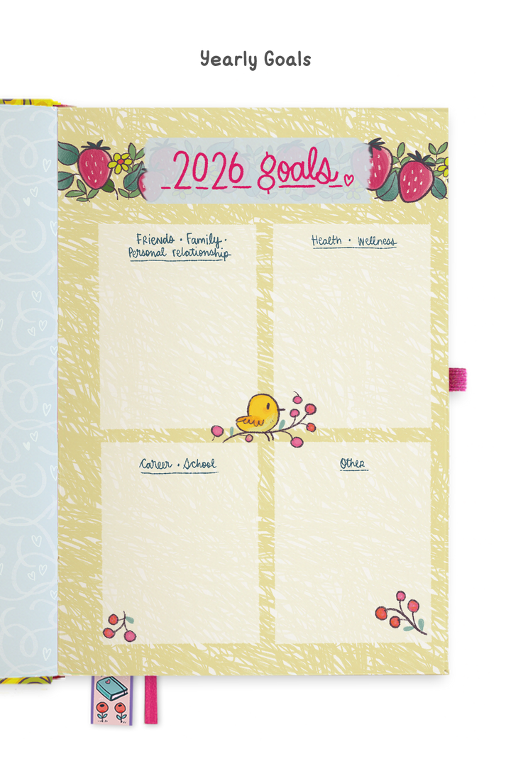 The Ultimate 2026 Hardbound Planner + Pocket Planner + Sticker Book