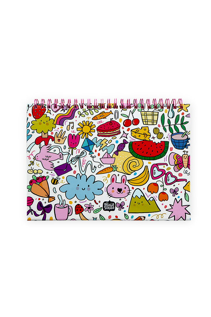 2026 Calendoodler 2-in-1 Desk Calendar + Notebook