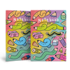Squiggly Pencils Saddle Stitch Notebook - Combo of 2