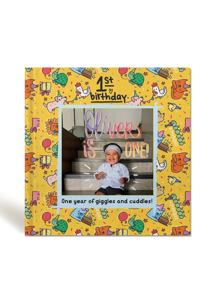 Kids  1st Birthday Custom Photobook