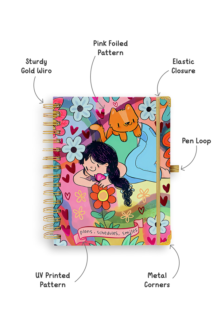 The Ultimate Joy Undated Wiro Planner + Pocket Planner + Sticker Book