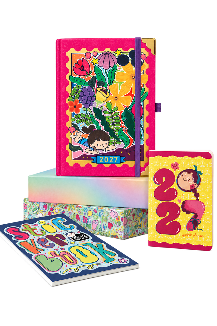 The 2027 Ultimate 2027 Set -  Hardbound Planner TRIO + Freebie Box + Monthly & Weekly Planner