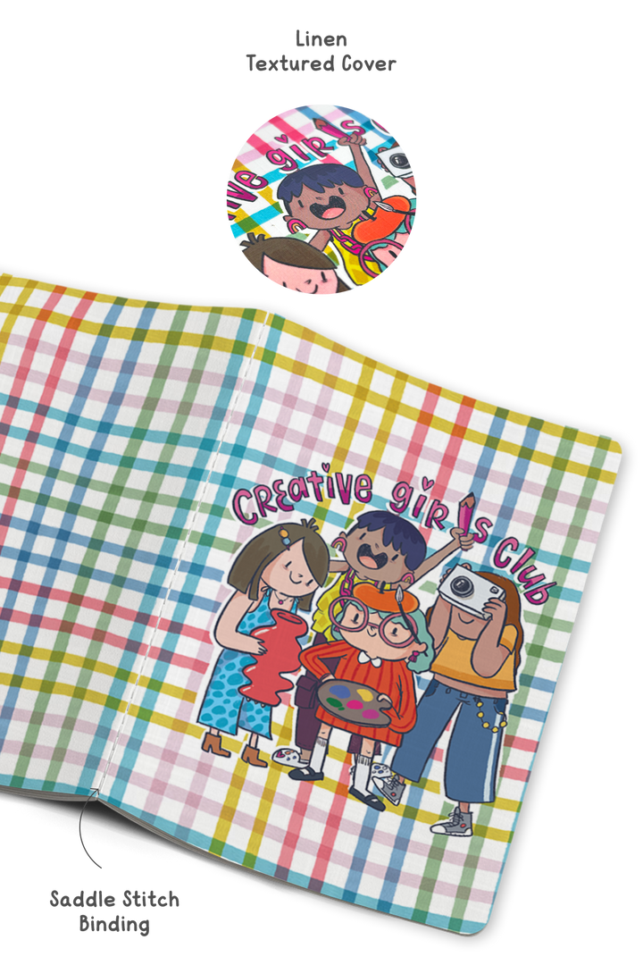 Creative Girls Club Saddle Stitch Notebook