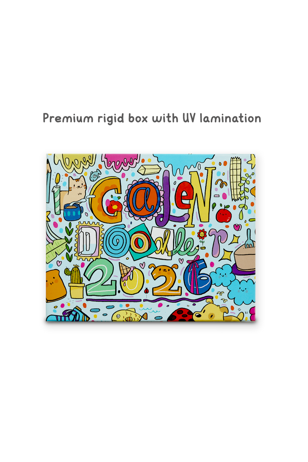 2026 Calendoodler 2-in-1 Desk Calendar + Notebook