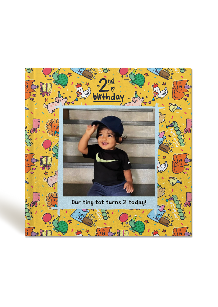 Kids 2nd Birthday Custom Photobook- Medium