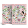 Flower and Cakes Saddle Stitch Notebook - Combo of 2