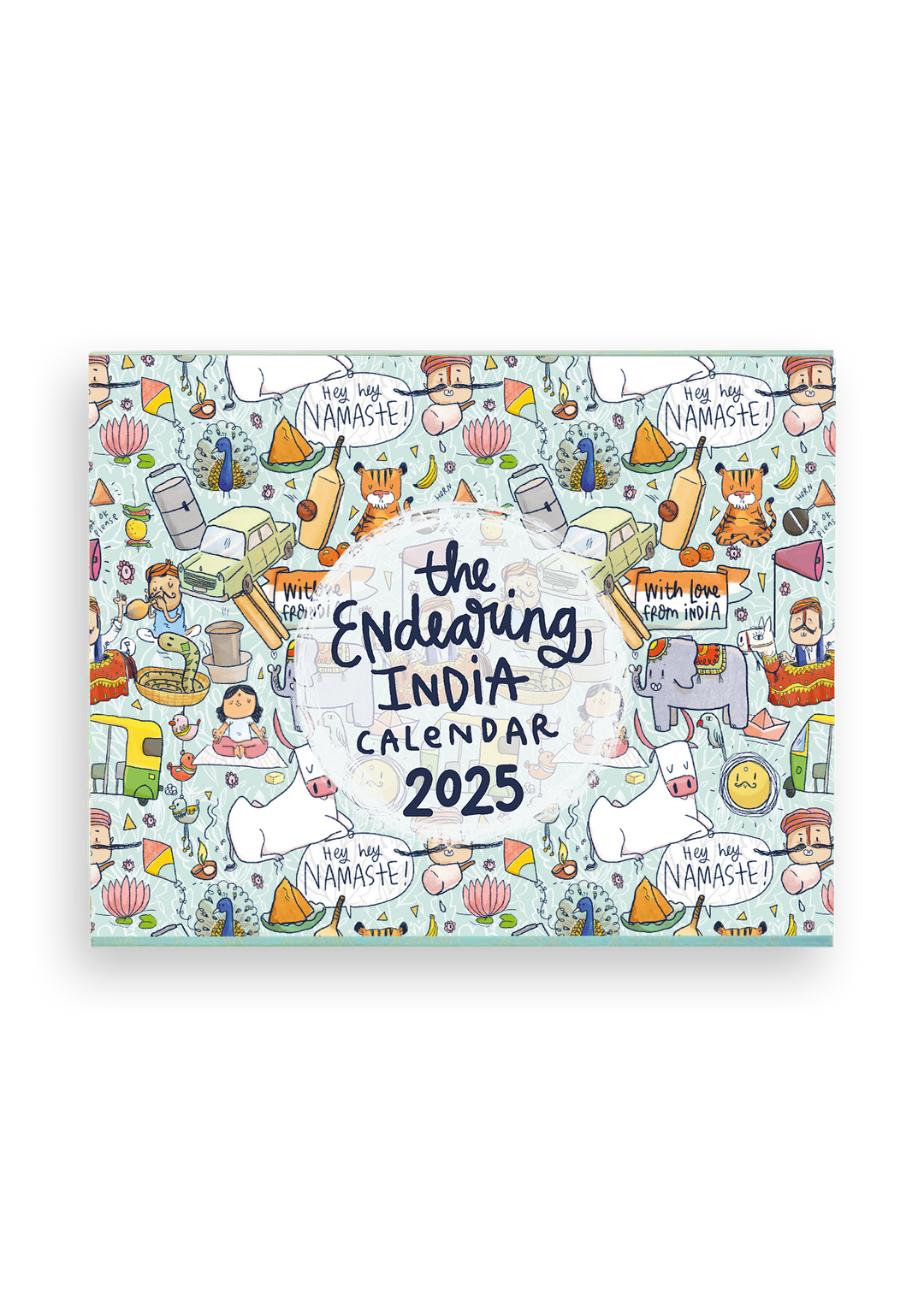 2025 Endearing Desk Calendar