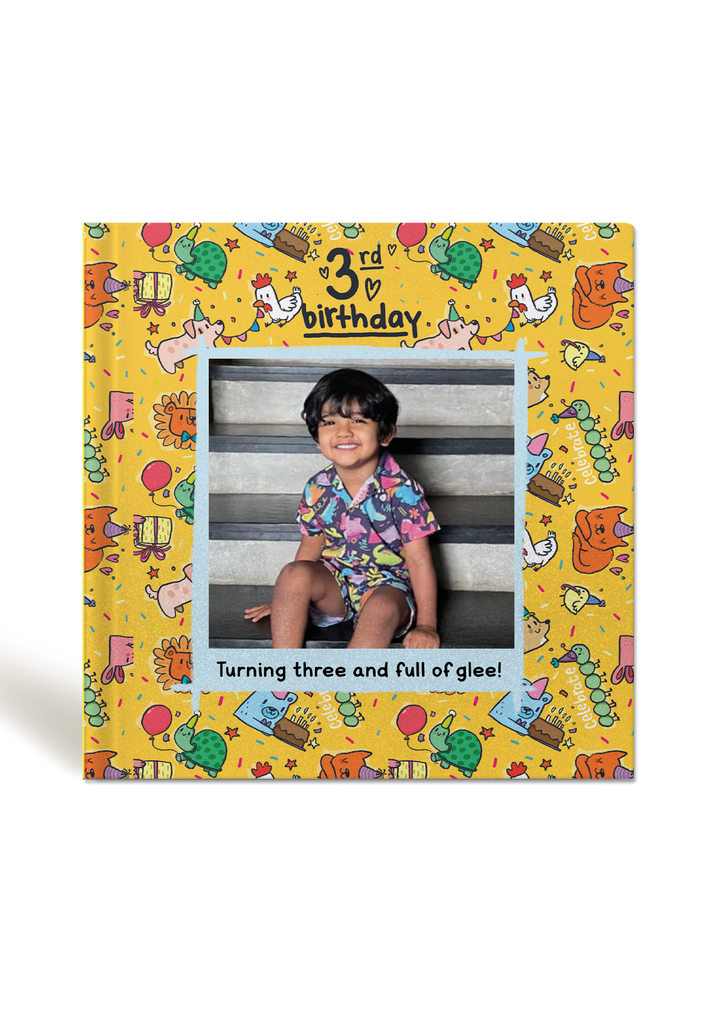 Kids 3rd Birthday Custom Photobook