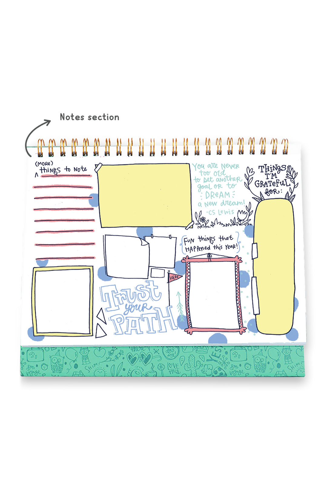 2026 Calendoodler Desk Calendar