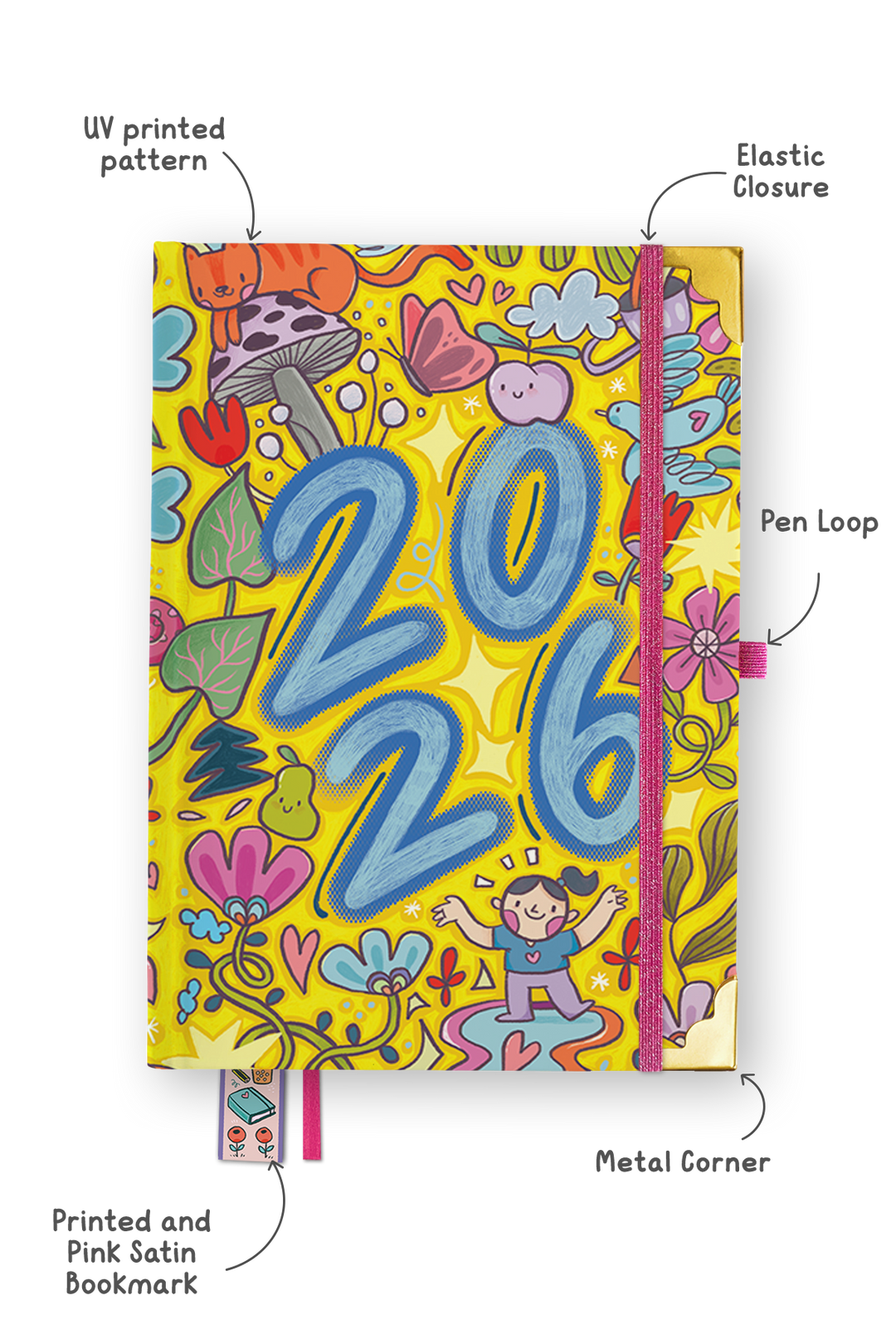 The Ultimate 2026 Hardbound Planner + Pocket Planner + Sticker Book