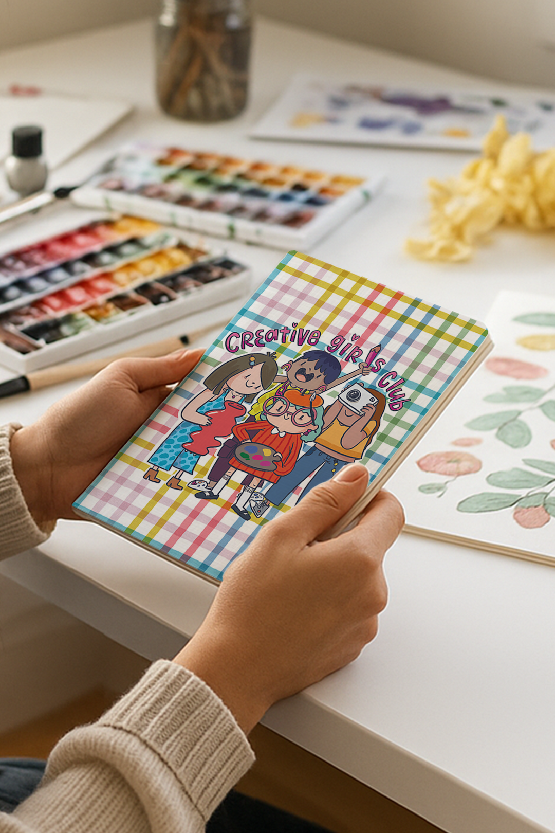 Creative Girls Club Saddle Stitch Notebook