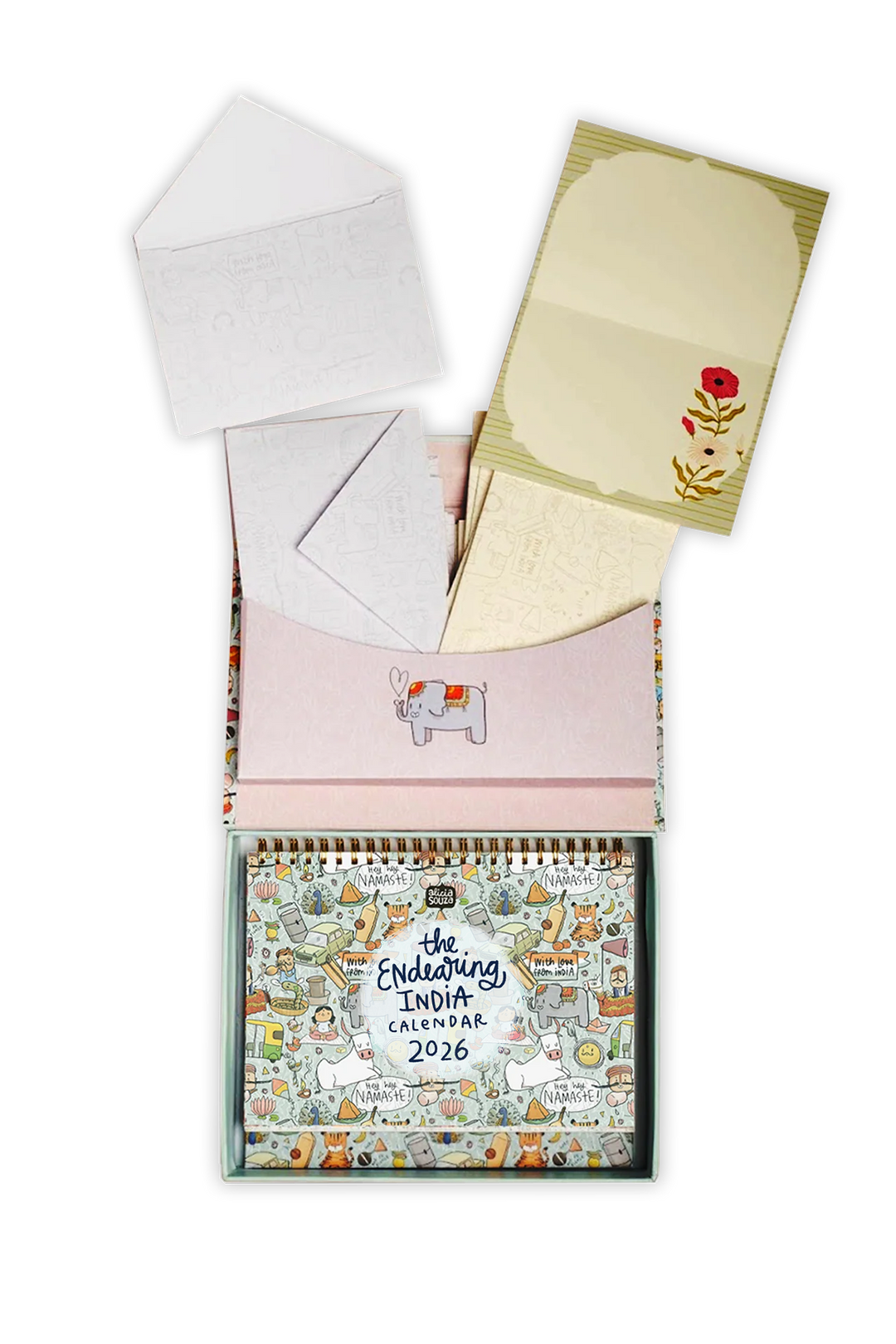 2026 Endearing Desk Calendar