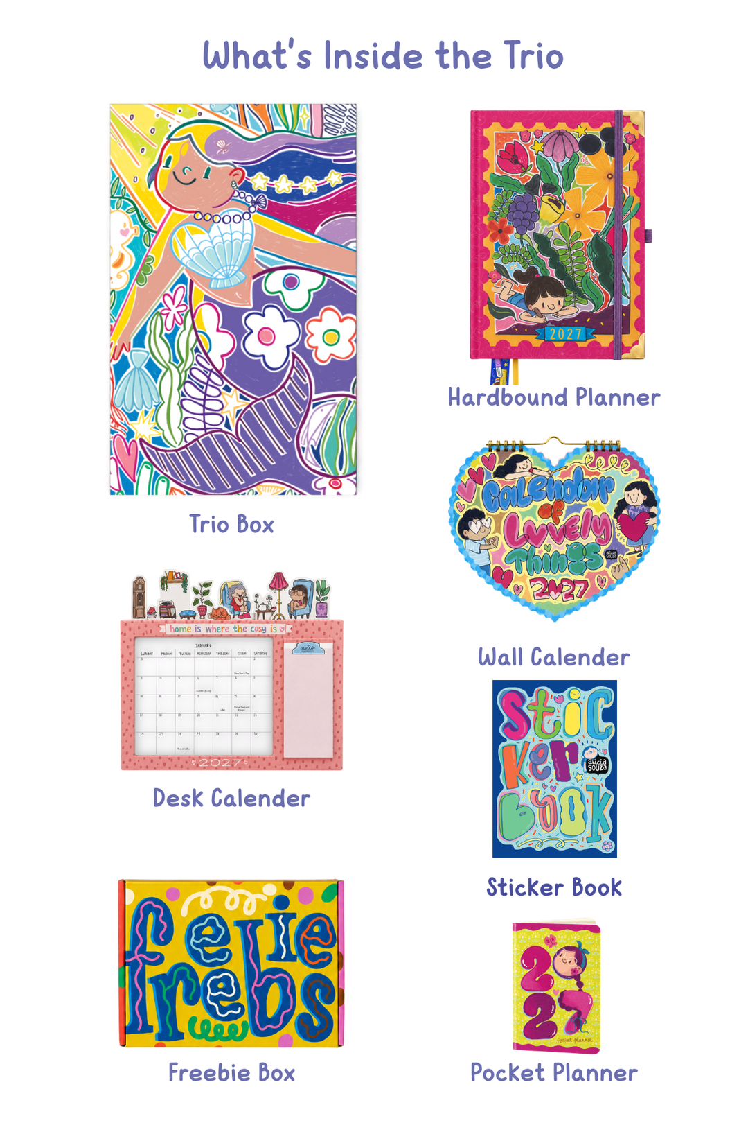 The Ultimate 2027 Trio with Hardbound Planner + Freebie Box