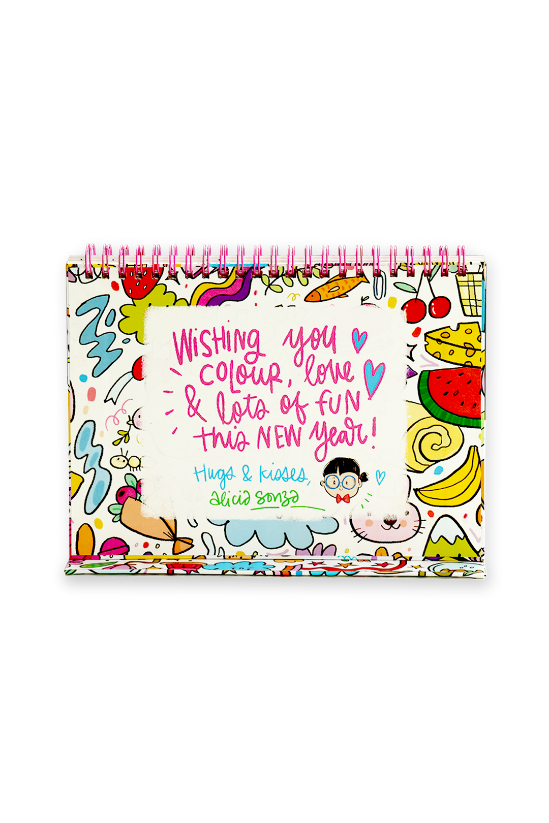 2026 Calendoodler 2-in-1 Desk Calendar + Notebook