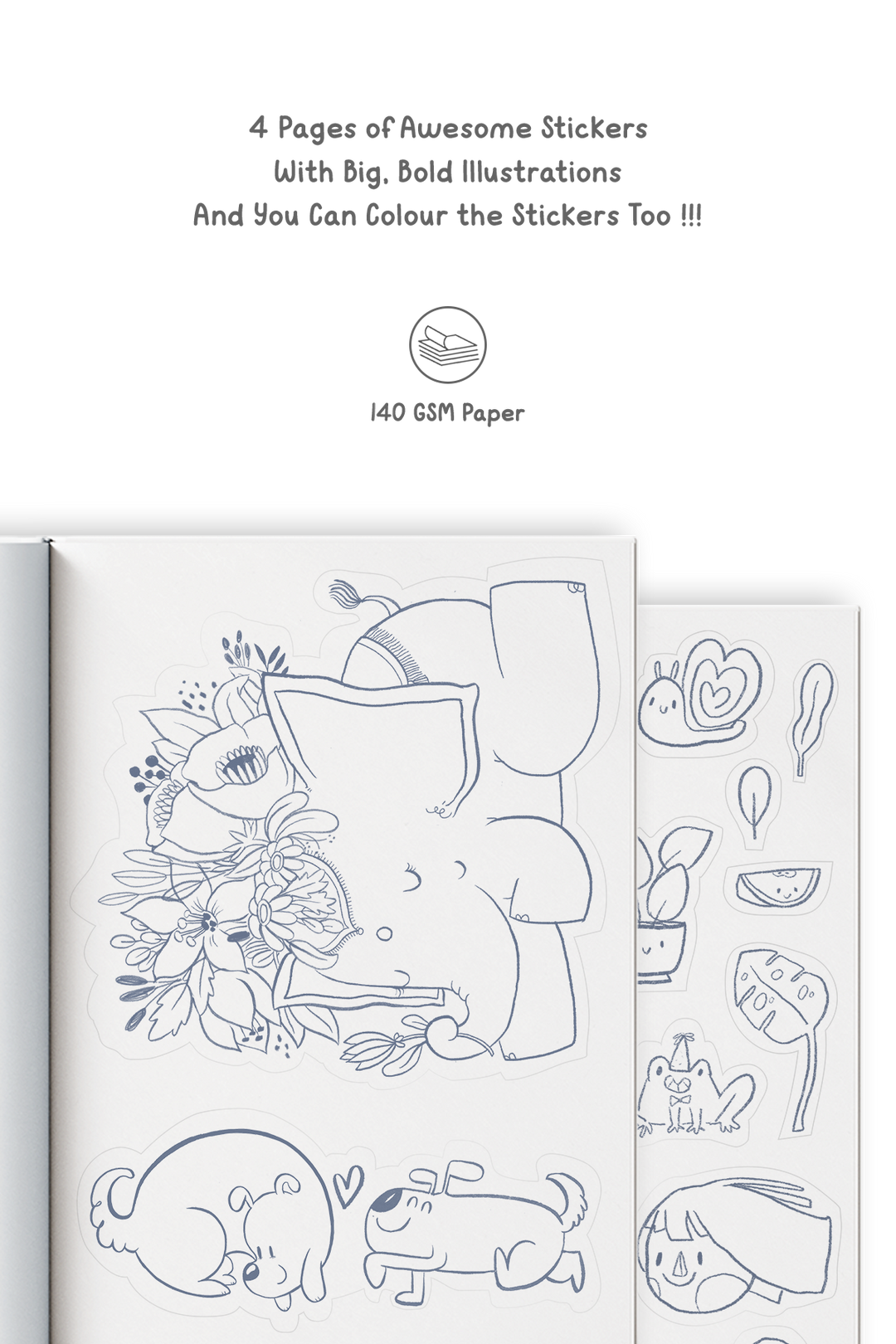Happy Colouring Book