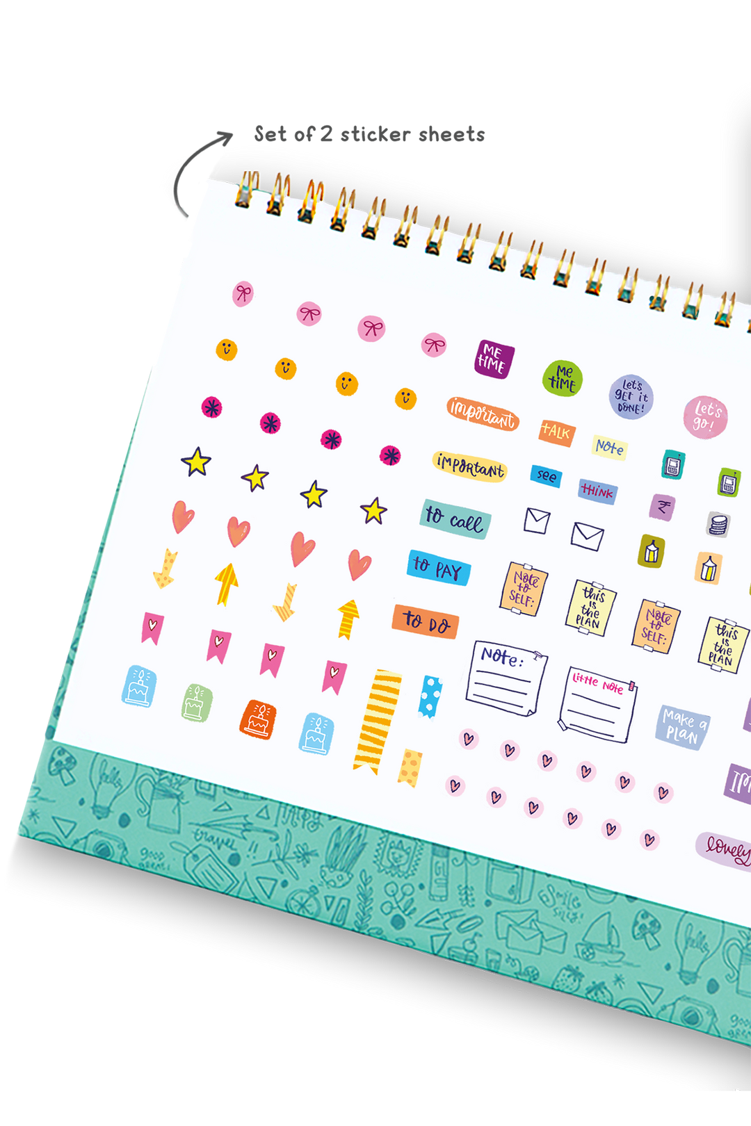 2026 Calendoodler Desk Calendar