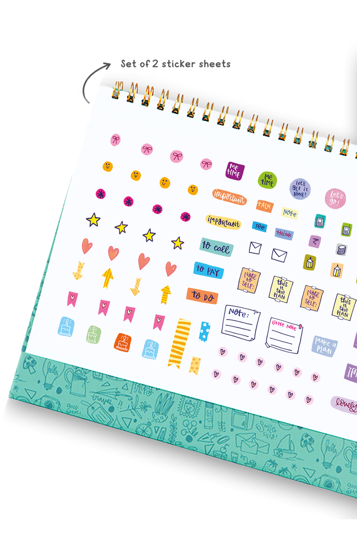 2026 Calendoodler Desk Calendar