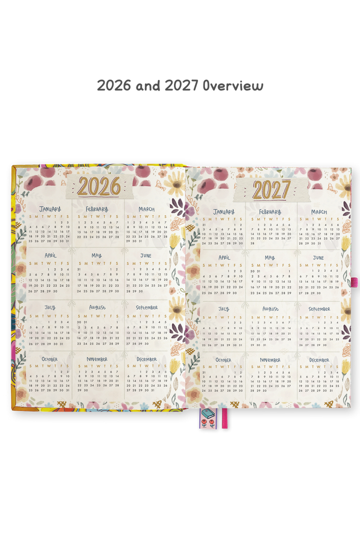 The Ultimate 2026 Hardbound Planner + Pocket Planner + Sticker Book