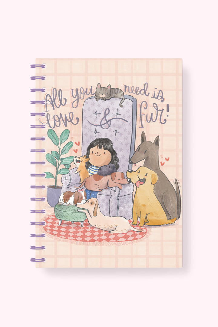 Fur Love A5 Sketchbook
