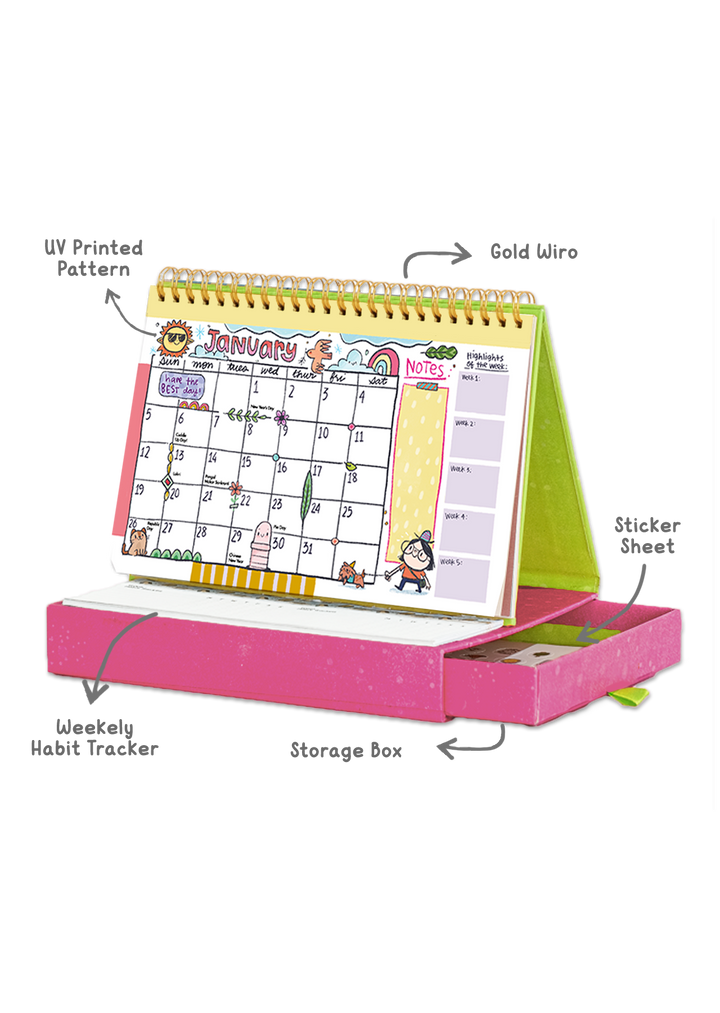 2025 Bits & Bobs Desk Calendar