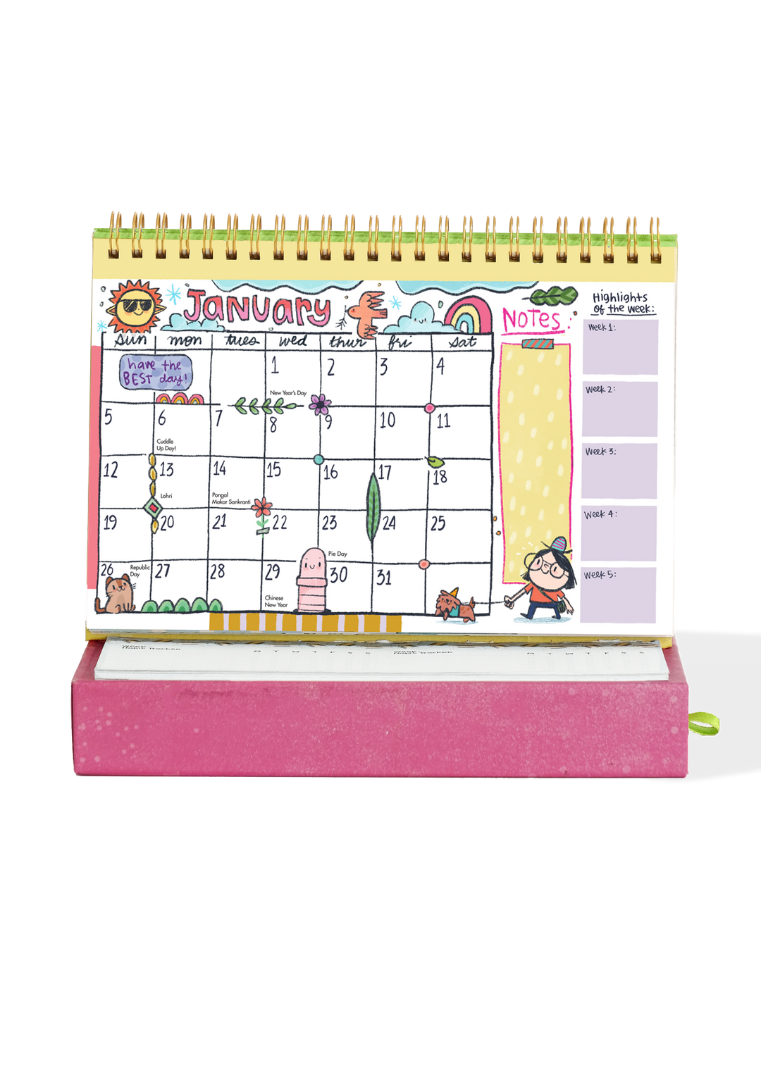 2025 Bits & Bobs Desk Calendar