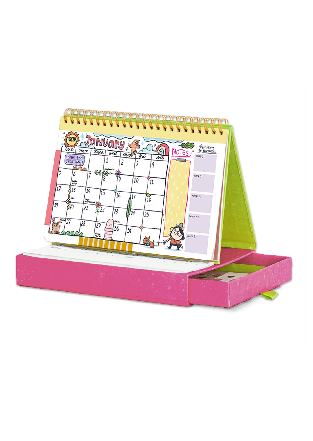 2025 Bits & Bobs Desk Calendar