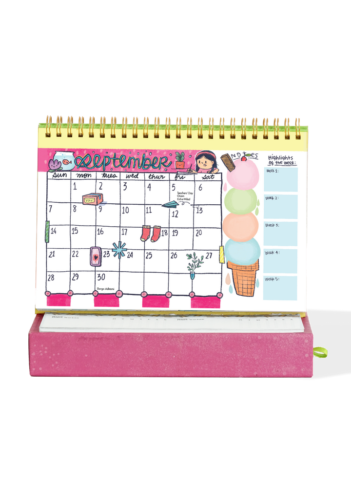 2025 Bits & Bobs Desk Calendar