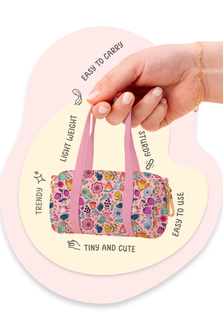 Mini Duffle Bag Charm