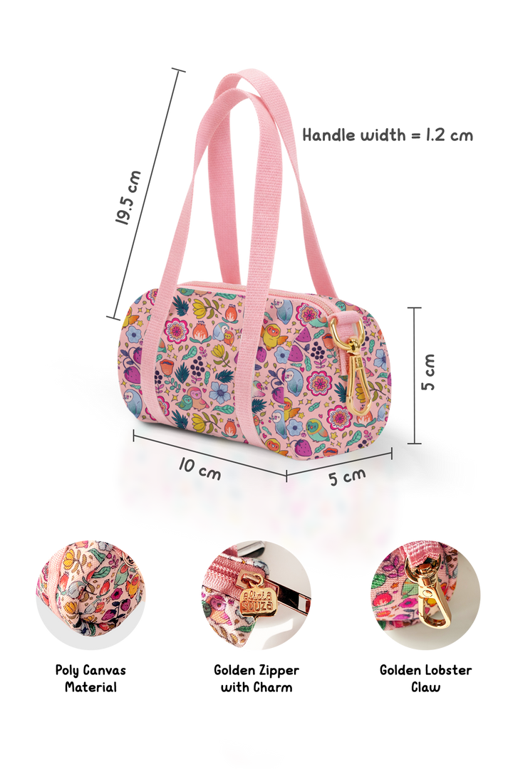 Mini Duffle Bag Charm