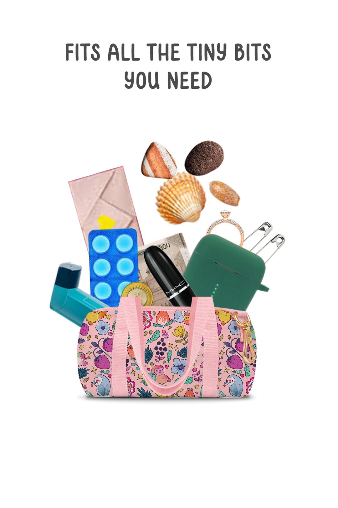 Mini Duffle Bag Charm