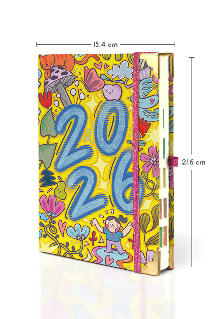 The Ultimate 2026 Hardbound Planner + Pocket Planner + Sticker Book