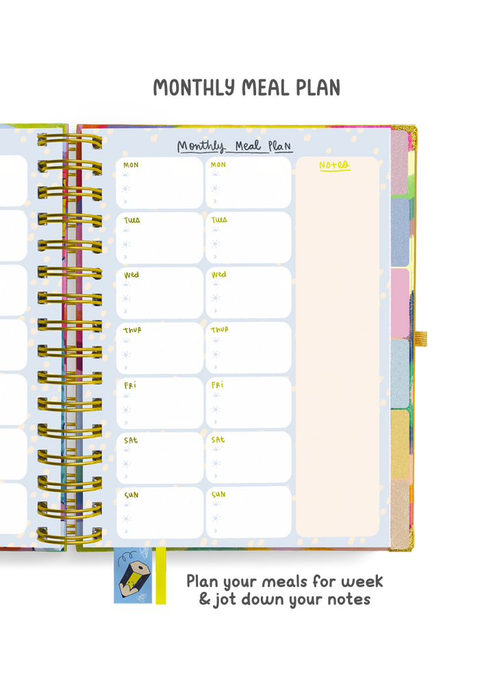 The Ultimate Joy Undated Wiro Planner + Pocket Planner + Sticker Book