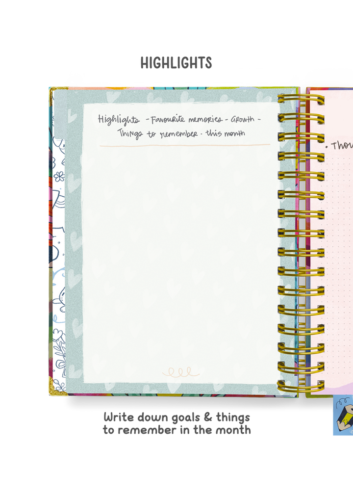The Ultimate Joy Undated Wiro Planner + Pocket Planner + Sticker Book