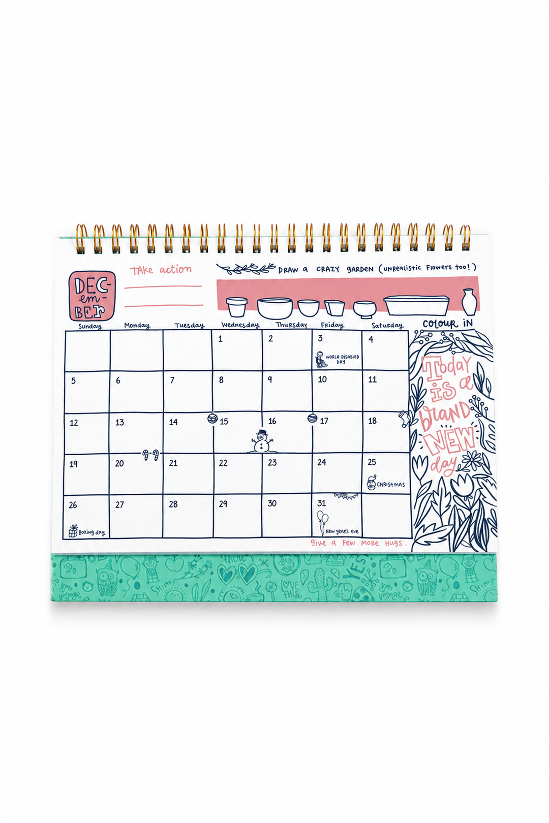 The Ultimate 2027 Calendoodler Desk Calendar