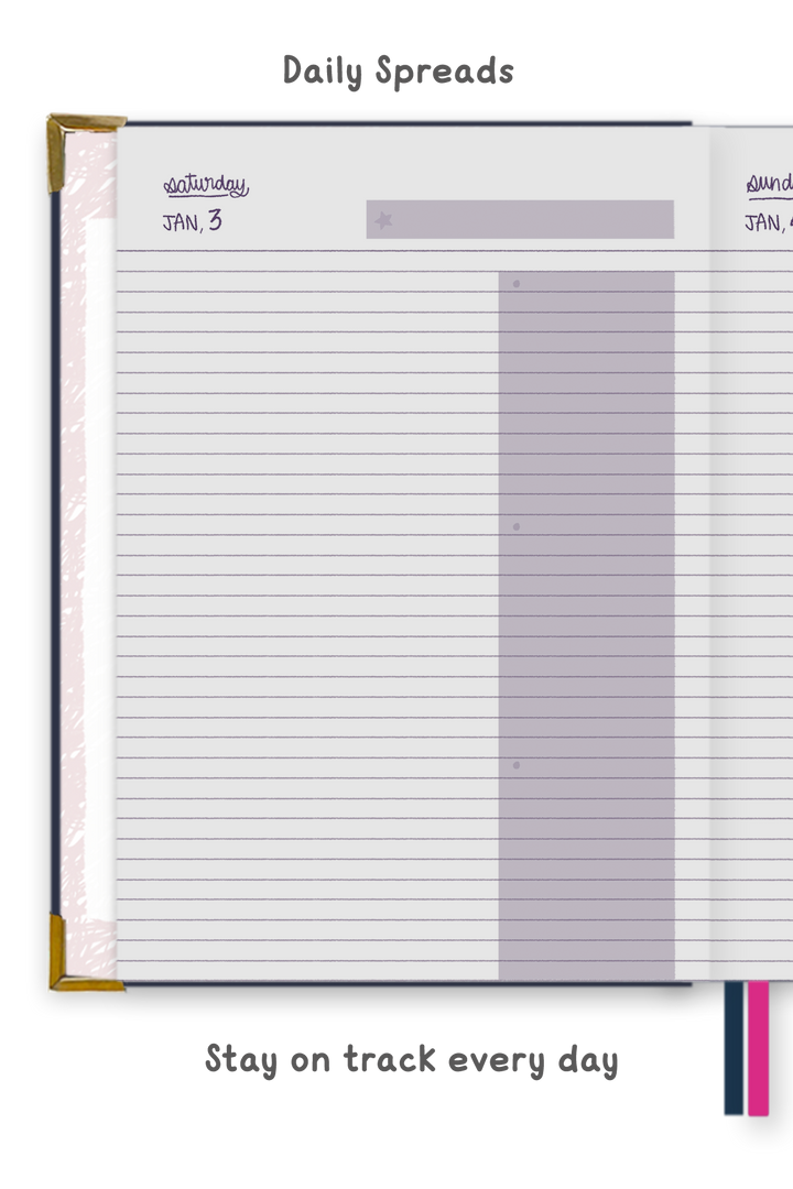 2026 Ultimate Daily Planner + Stickerbook