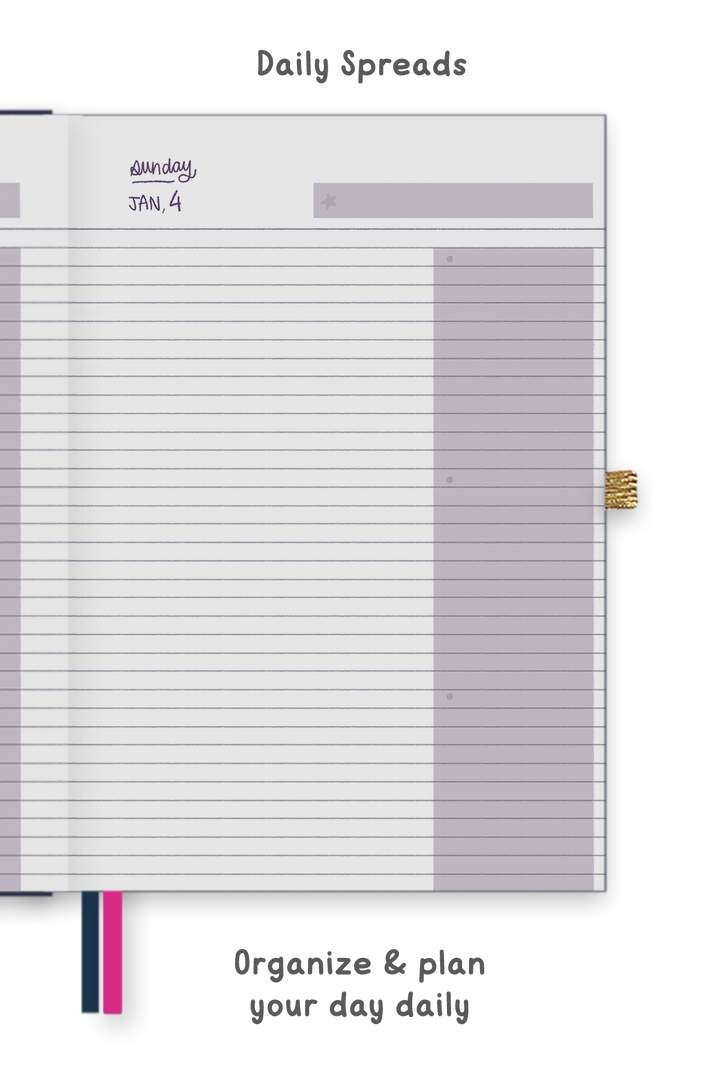 2026 Ultimate Daily Planner + Stickerbook