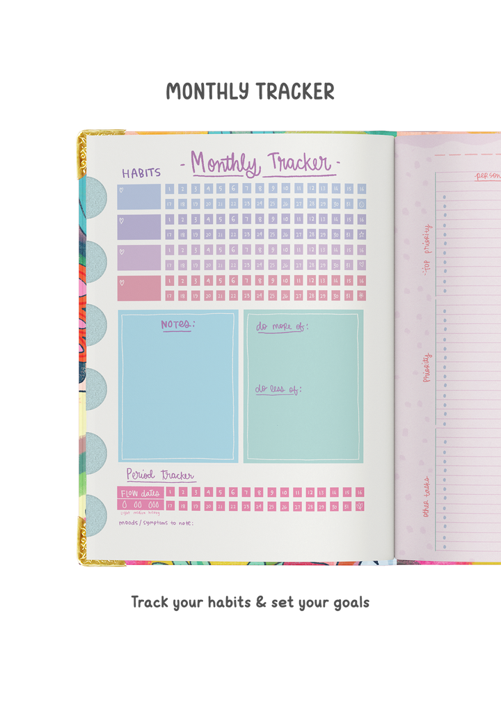 The Ultimate 2025 Hardbound Planner + Pocket Planner + Sticker Book