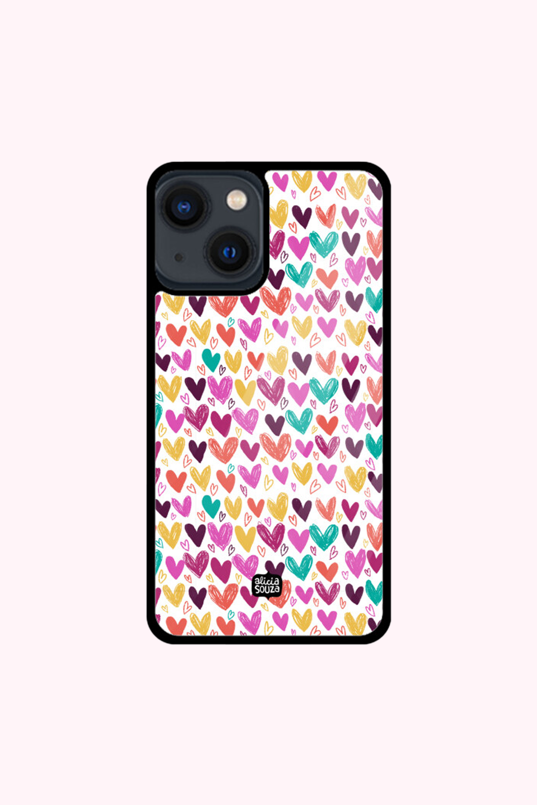 Hearts and Hearts Glass iPhone Cover