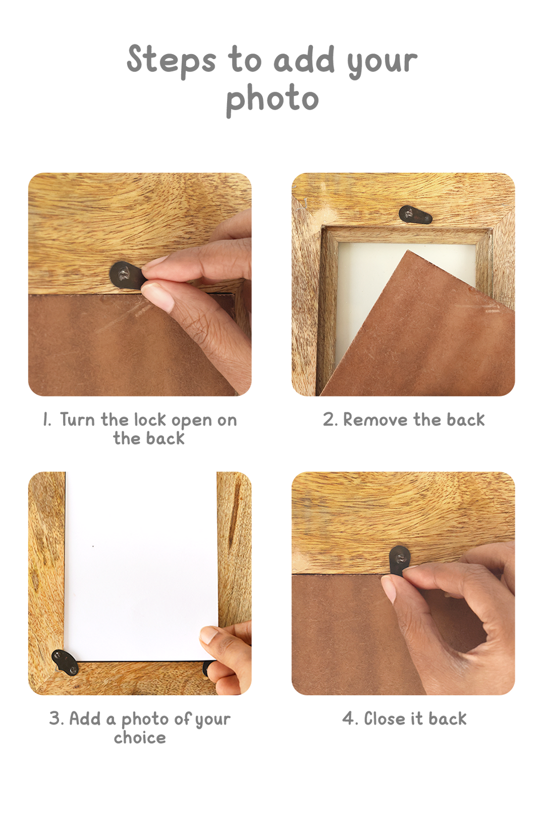 Wooden Photo Frame - Mother's Day Limited Edition